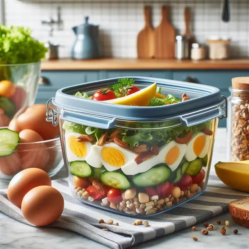 Set de 12 Tápers de Cristal Premium | Aptos para Horno y Microondas