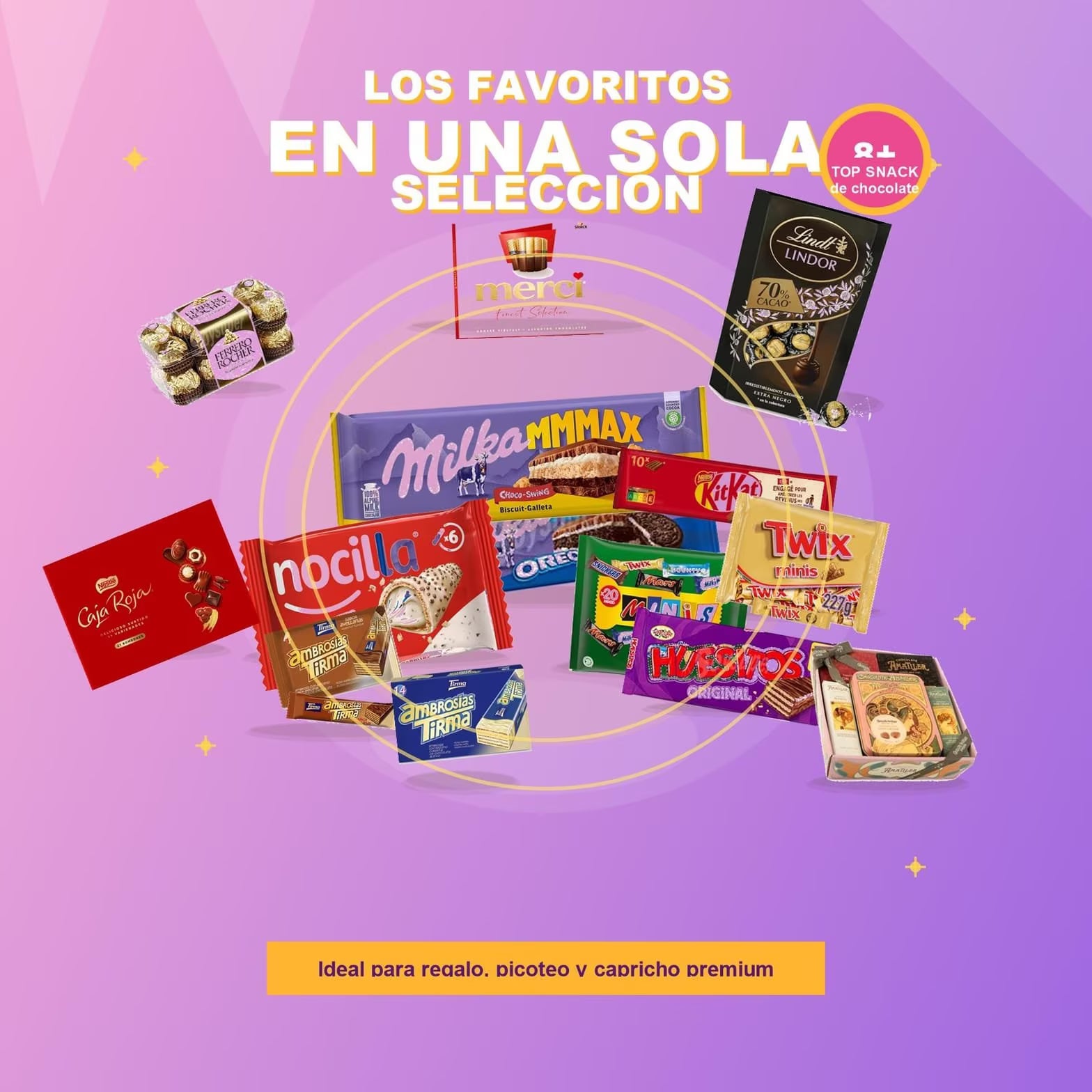 Caja Gourmet Internacional de Dulces y Snacks