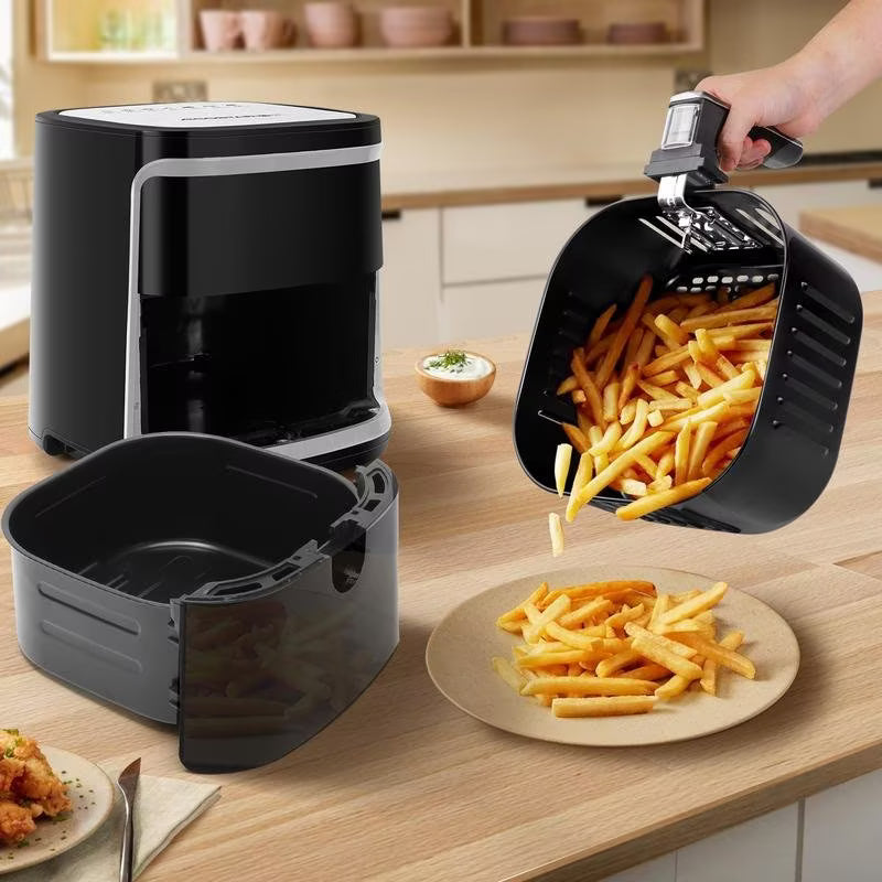 Freidora de Aire sin Aceite XXL 7L,1900W, Inteligente. Conexión Wifi.Pantalla LED táctil, 7 funciones preestablecidas Libre de BPA REGALO: 1,7L Hervidor Eléctrico