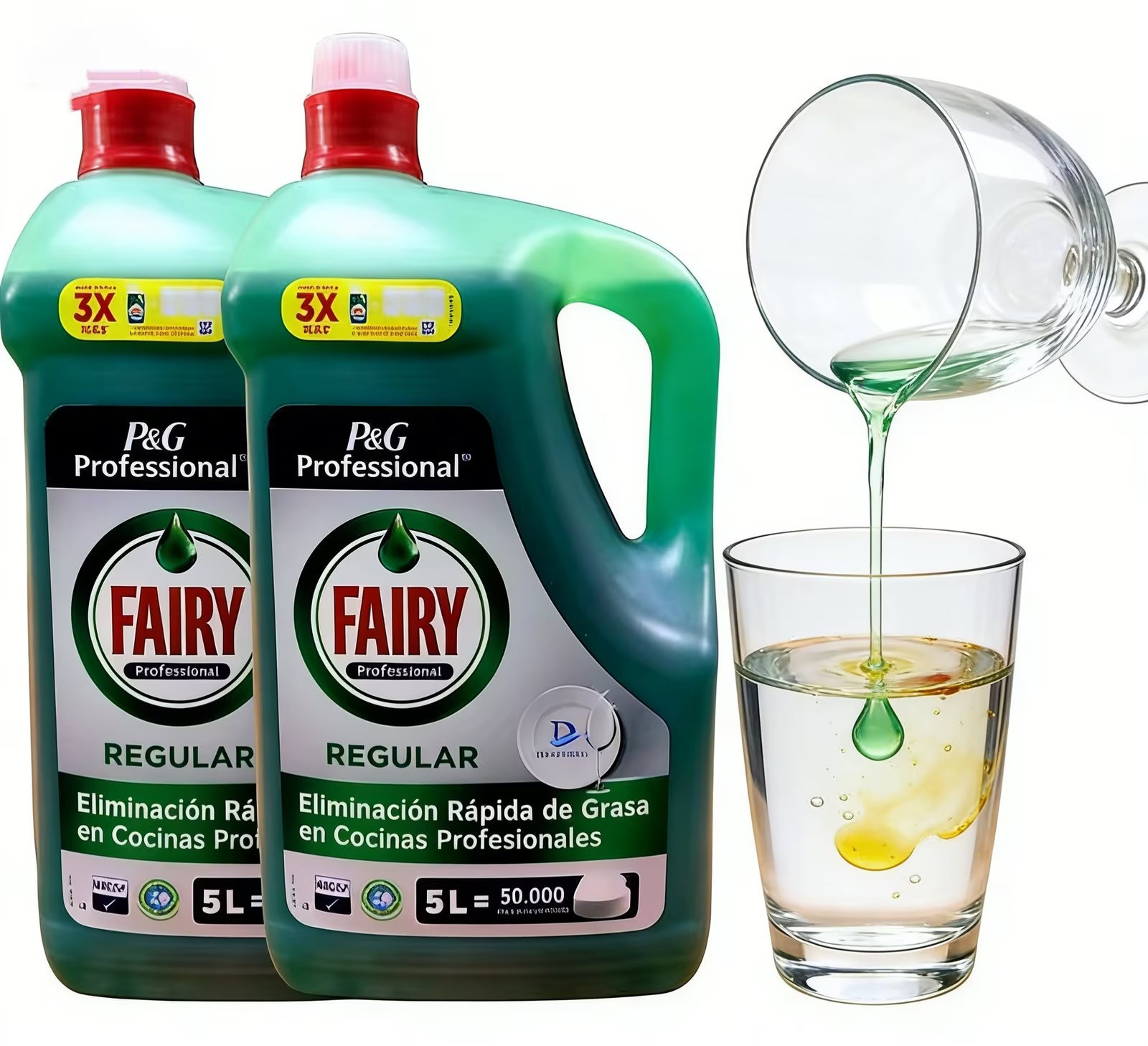 Lavavajillas Líquido Concentrado Fairy Profesional | Gran Formato 10 Litros