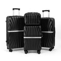 Set de 4 maletas expandibles AAIVV, juego de maletas de viaje de ABS con ruedas dobles giratorias, cerradura TSA, carcasa rígida resistente, tamaños 13/20/26/28 pulgadas, ideal como regalo para la vuelta al cole.