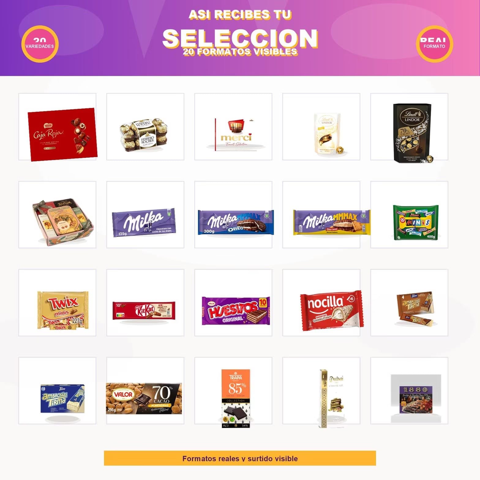 Caja Gourmet Internacional de Dulces y Snacks