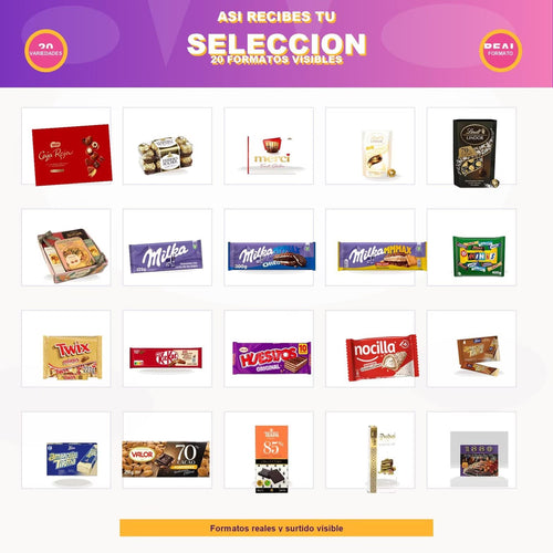 Caja Gourmet Internacional de Dulces y Snacks